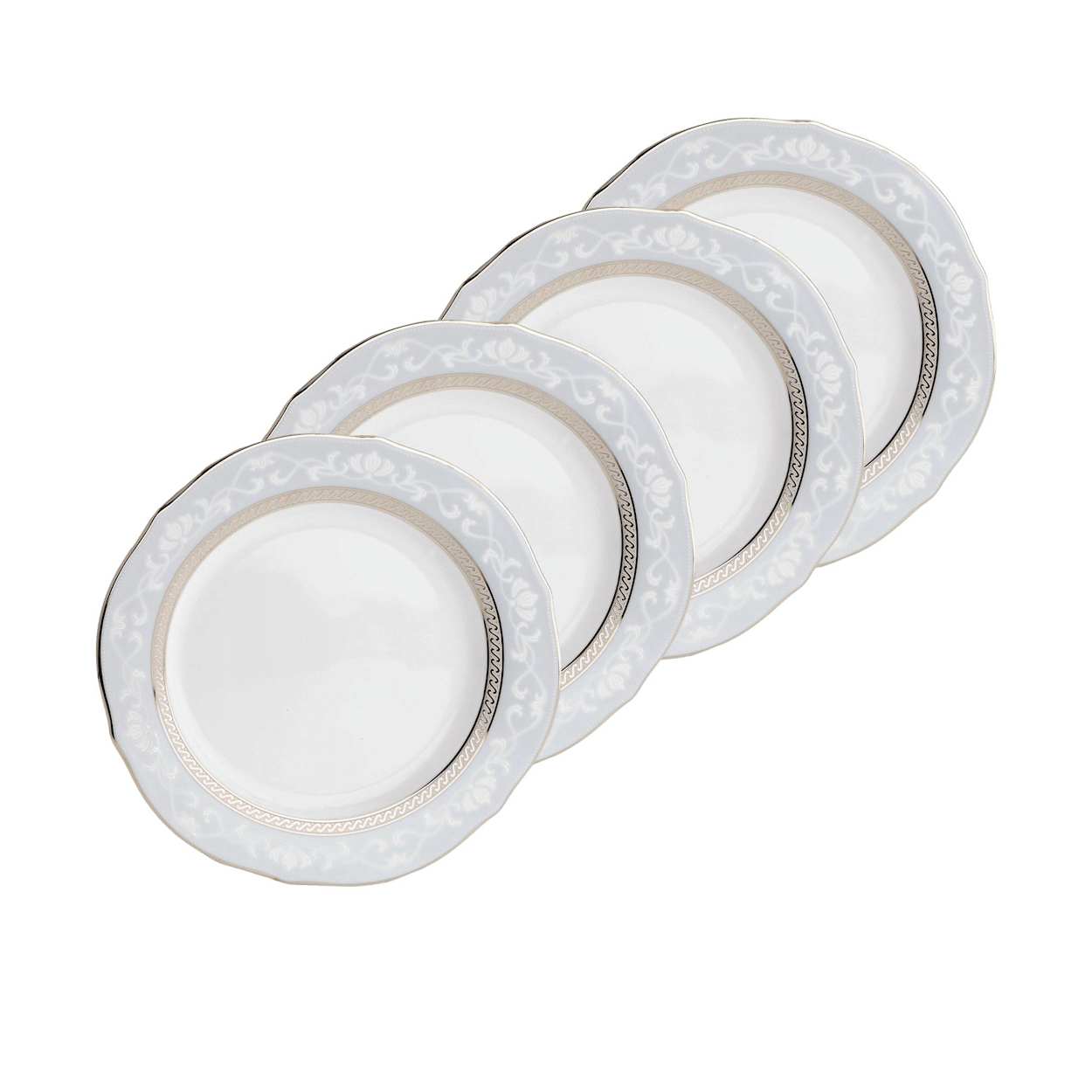 Noritake Hampshire Gold Lunch Plate 23cm Set of 4 | Kitchen Warehouse